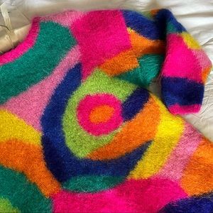 Funky vintage mohair sweater